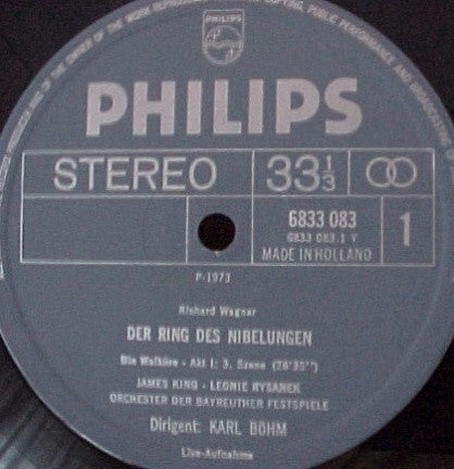 Richard Wagner, Karl Böhm, Birgit Nilsson, Leonie Rysanek, James King, Josef Greindl – Auszüge Der Ring Des Nibelungen LP vinyl record, image 3 of 4