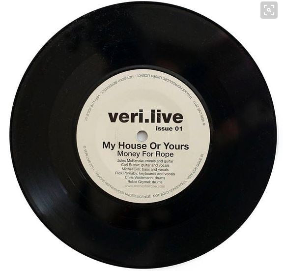 Money For Rope, Anna Salen – My House Or Yours / Vehicles (veri.live - Issue 1) 7" vinyl record, image 4 of 4