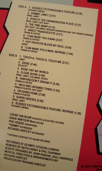"The Rocky Horror Picture Show" Original Cast – The Rocky Horror Picture Show LP vinyl record, image 8 of 8