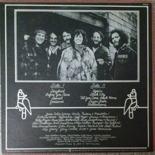 Jesse Colin Young – Songbird LP vinyl record, image 2 of 4