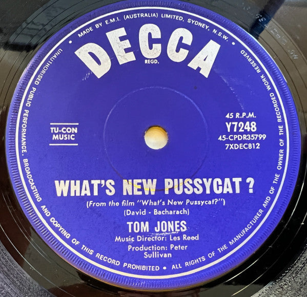 Tom Jones – What's New Pussycat? / The Rose