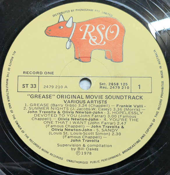 Various – Grease (The Original Soundtrack From The Motion Picture) (2xLP) LP vinyl record, image 6 of 9