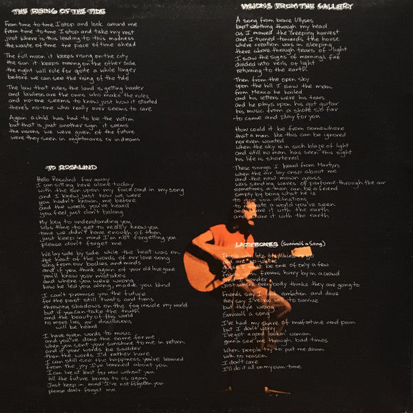 Graham Lowndes – Survival's A Song LP vinyl record, image 2 of 6