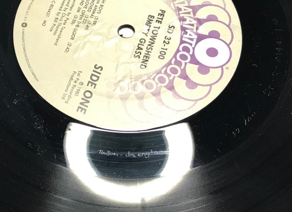 Pete Townshend – Empty Glass LP vinyl record, image 9 of 9