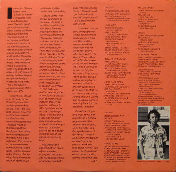 Ry Cooder – Chicken Skin Music LP vinyl record, image 5 of 6