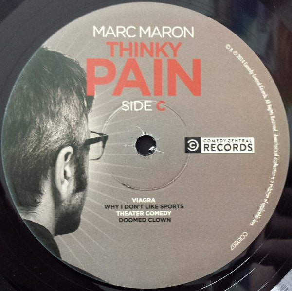 Marc Maron – Thinky Pain (2xLP) LP vinyl record, image 10 of 10