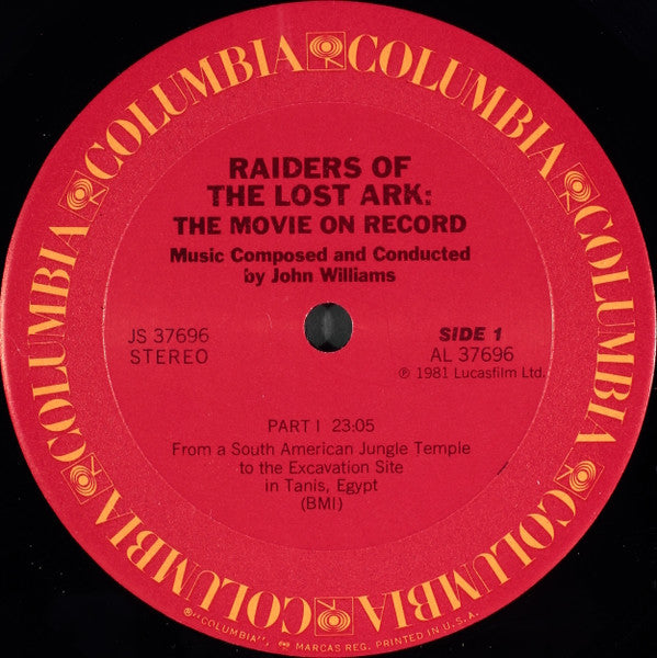 John Williams – Raiders Of The Lost Ark: The Movie On Record LP vinyl record, image 5 of 9