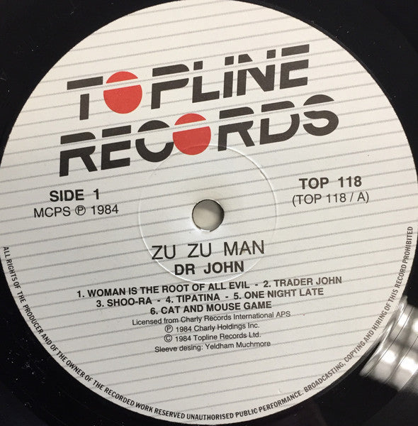 Dr. John – Zu Zu Man LP vinyl record, image 3 of 4