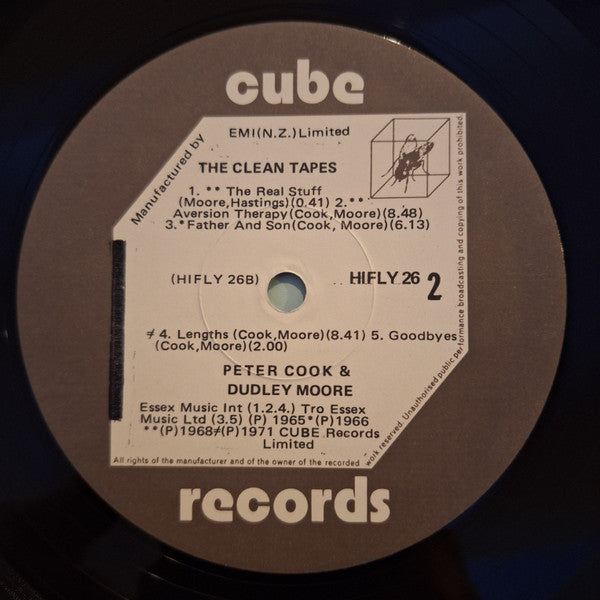Peter Cook & Dudley Moore – The Clean Tapes [The Very Best Of Peter Cook & Dudley Moore] LP vinyl record, image 4 of 4