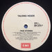 Talking Heads – True Stories LP vinyl record, image 3 of 6