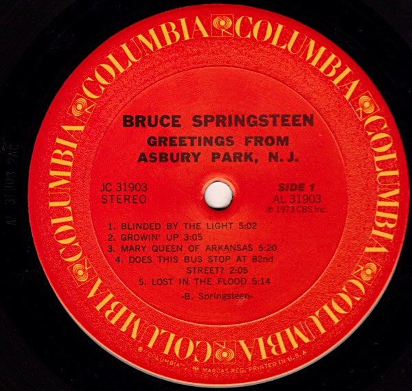Bruce Springsteen – Greetings From Asbury Park, N.J. LP vinyl record, image 6 of 7