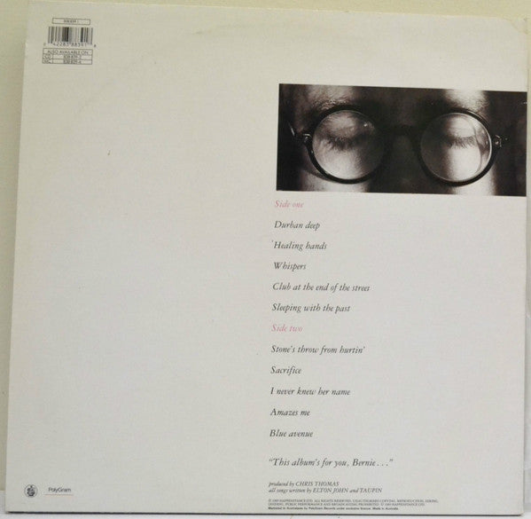 Elton John – Sleeping With The Past LP vinyl record, image 2 of 6