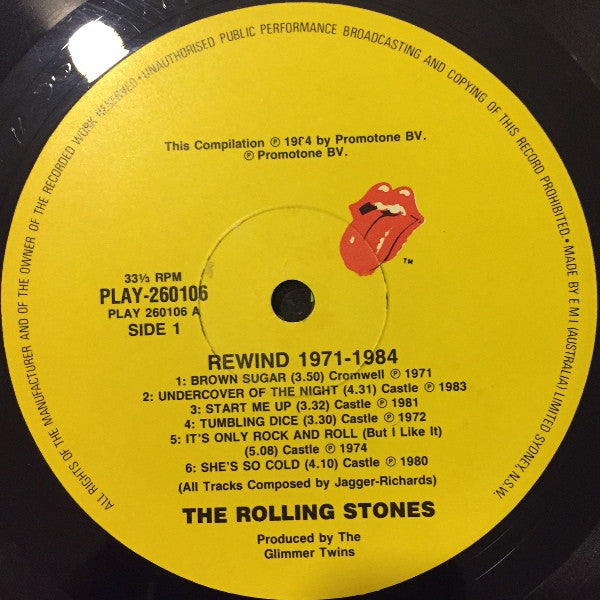 The Rolling Stones – Rewind (1971-1984) LP vinyl record, image 3 of 7