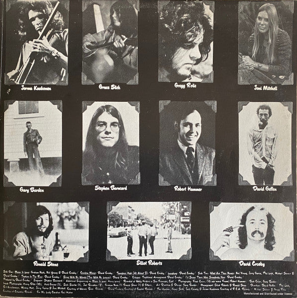 David Crosby – If I Could Only Remember My Name LP vinyl record, image 6 of 6