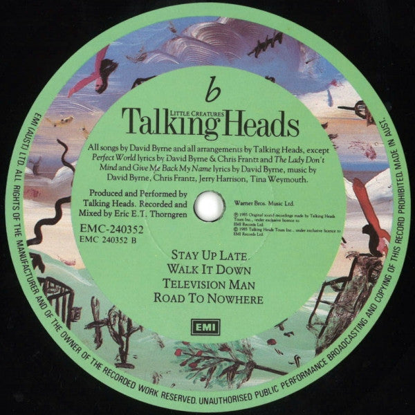 Talking Heads – Little Creatures LP vinyl record, image 4 of 6