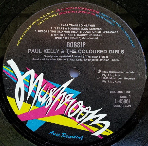 Paul Kelly & The Coloured Girls – Gossip (2xLP) LP vinyl record, image 9 of 10