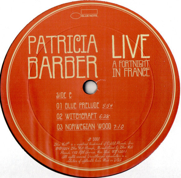 Patricia Barber – Live: A Fortnight In France (2xLP) LP vinyl record, image 7 of 9