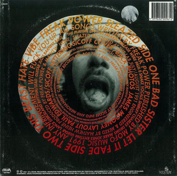 Freak Power – Sleazed 10" vinyl record, image 2 of 4
