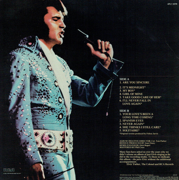 Elvis Presley – Our Memories Of Elvis LP vinyl record, image 2 of 4