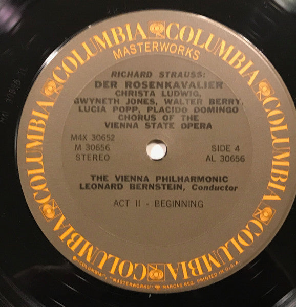 Leonard Bernstein, Wiener Philharmoniker, Christa Ludwig, Gwyneth Jones, Walter Berry, Lucia Popp – Der Rosenkavalier (4xLP) LP vinyl record, image 6 of 10