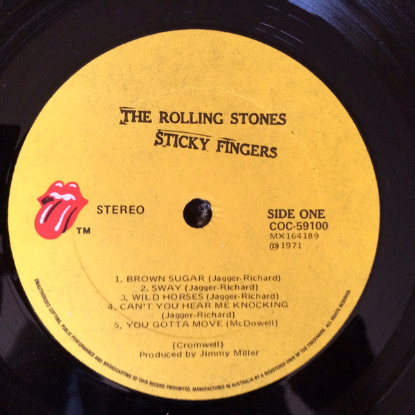 The Rolling Stones – Sticky Fingers LP vinyl record, image 7 of 8