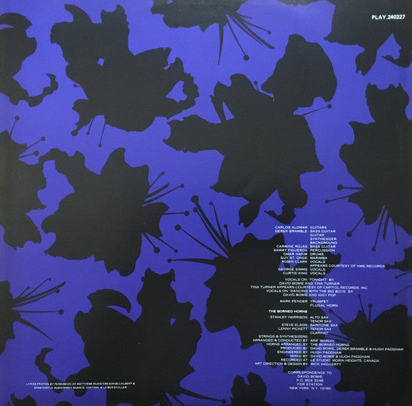 David Bowie – Tonight LP vinyl record, image 6 of 6