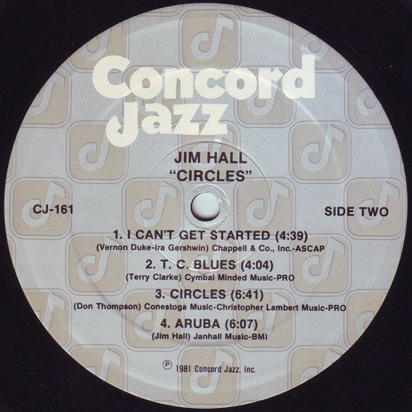 Jim Hall Trio – Circles LP vinyl record, image 4 of 4