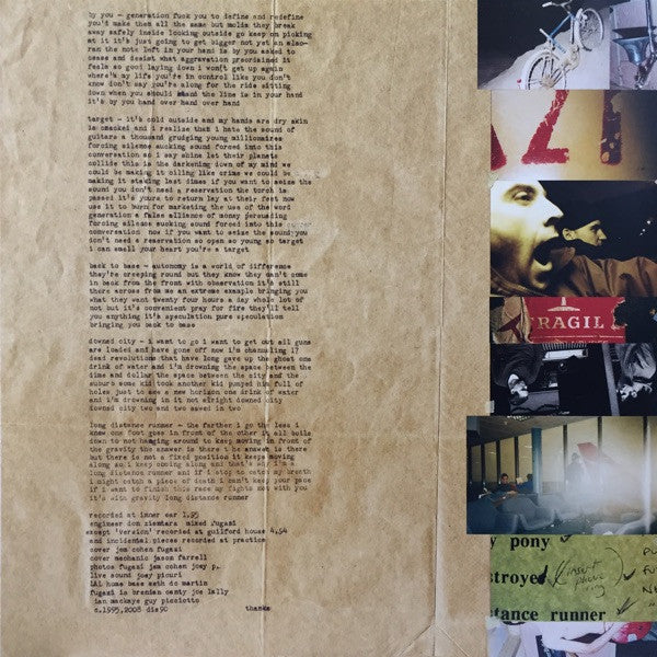 Fugazi – Red Medicine LP vinyl record, image 7 of 10