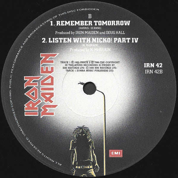 Iron Maiden – Run To The Hills · The Number Of The Beast (2x12") 12" vinyl record, image 8 of 10