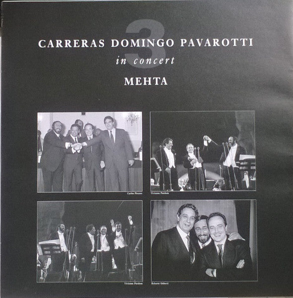José Carreras, Placido Domingo, Luciano Pavarotti, Zubin Mehta – In Concert LP vinyl record, image 5 of 10