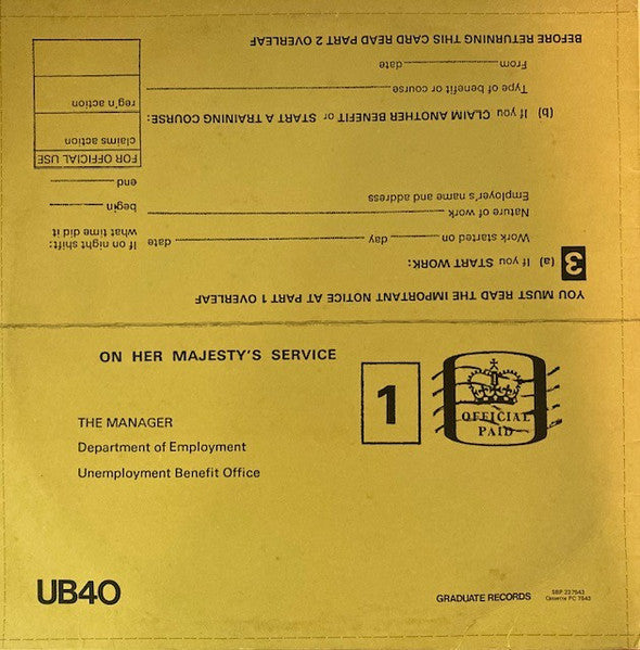 UB40 – Signing Off LP vinyl record, image 3 of 9