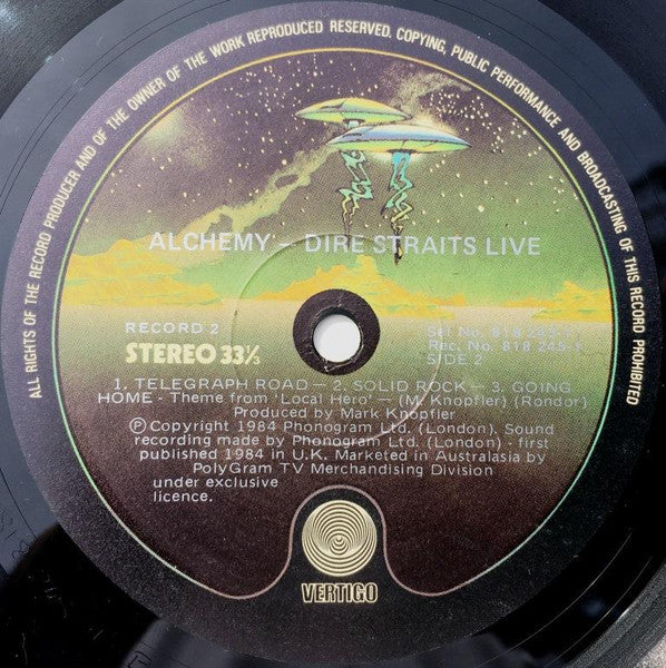 Dire Straits – Alchemy - Dire Straits Live (2xLP) LP vinyl record, image 8 of 8