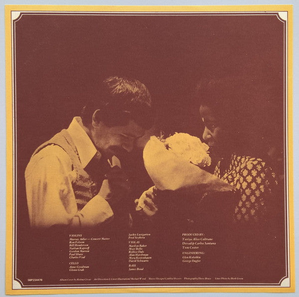 Carlos Santana, Alice Coltrane – Illuminations LP vinyl record, image 4 of 5