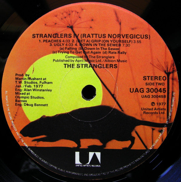 The Stranglers – Stranglers IV (Rattus Norvegicus) LP vinyl record, image 4 of 6