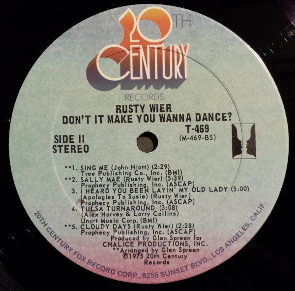 Rusty Wier – Don't It Make You Wanna Dance? LP vinyl record, image 4 of 6