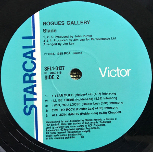 Slade – Rogues Gallery LP vinyl record, image 4 of 4