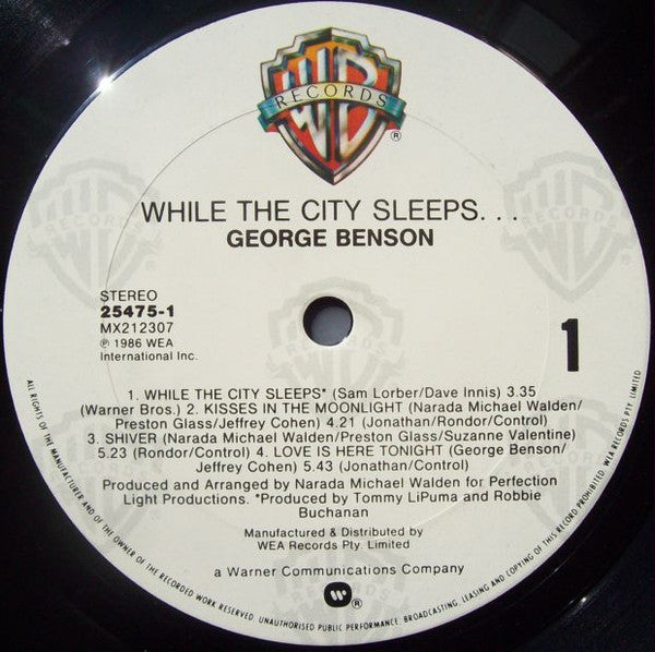 George Benson – While The City Sleeps... LP vinyl record, image 6 of 7