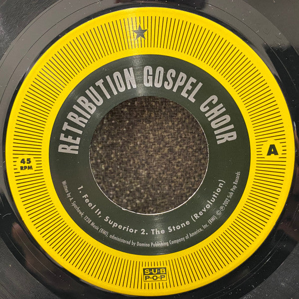 Retribution Gospel Choir – The Revolution EP 7" vinyl record, image 3 of 4