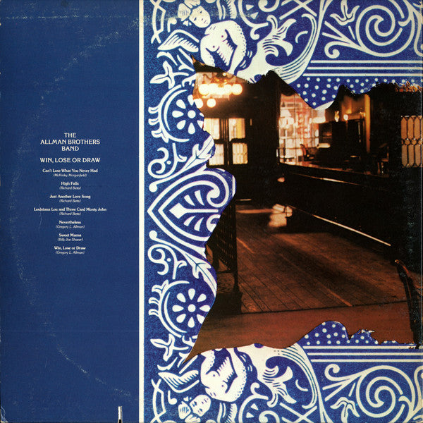 The Allman Brothers Band – Win, Lose Or Draw LP vinyl record, image 3 of 7