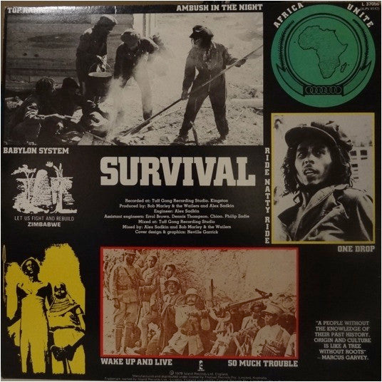 Bob Marley & The Wailers – Survival LP vinyl record, image 2 of 6