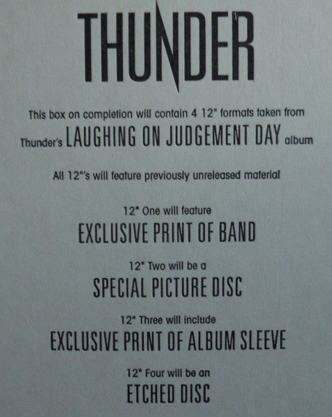Thunder – Low Life In High Places 12" vinyl record, image 2 of 2