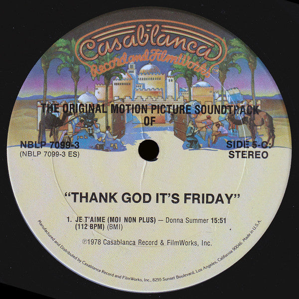 Various – Thank God It's Friday (The Original Motion Picture Soundtrack) (2xLP) LP vinyl record, image 7 of 10