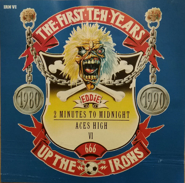 Iron Maiden – 2 Minutes To Midnight · Aces High (2x12") 12" vinyl record, image 10 of 10