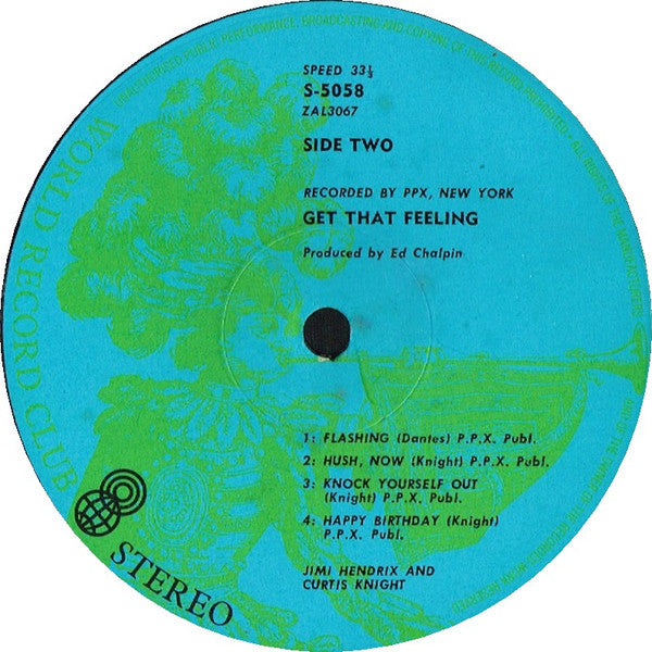 Jimi Hendrix, Curtis Knight – Get That Feeling LP vinyl record, image 4 of 8