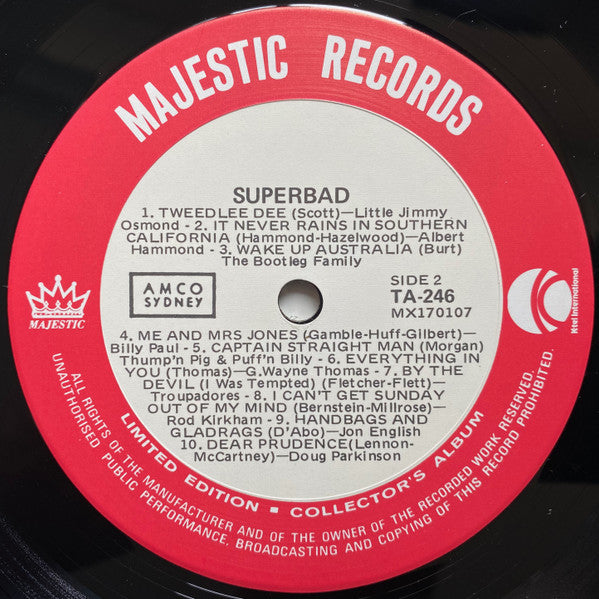 Various – Super Bad LP vinyl record, image 3 of 4