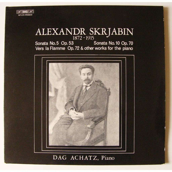 Dag Achatz, Alexander Scriabin – Dag Achatz Plays Alexandr Skrjabin LP vinyl record, image 1 of 3
