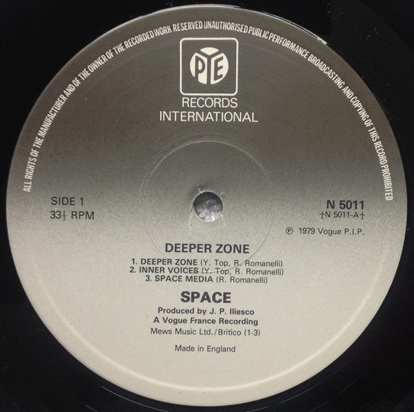 Space – Deeper Zone LP vinyl record, image 3 of 4