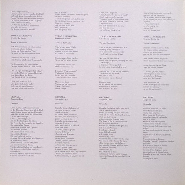 José Carreras, Placido Domingo, Luciano Pavarotti, Zubin Mehta – In Concert LP vinyl record, image 7 of 10