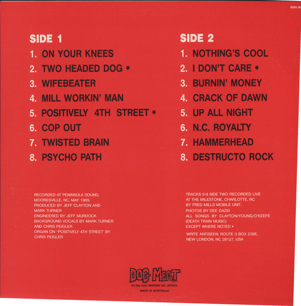 Antiseen – Noise For The Sake Of Noise LP vinyl record, image 2 of 8