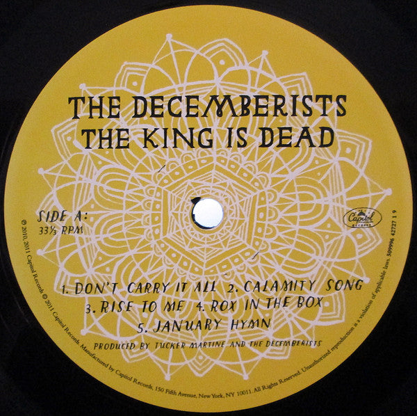 The Decemberists – The King Is Dead LP vinyl record, image 5 of 7
